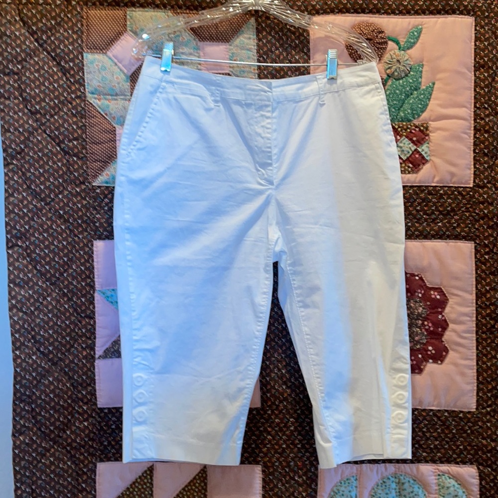 At Johns Bay white capris